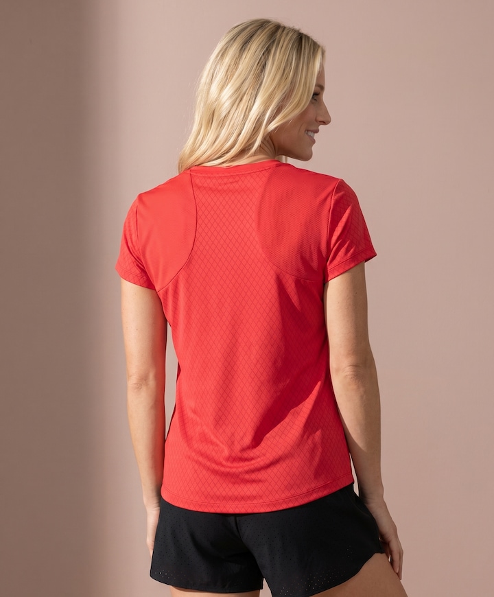 Dames t-shirt rood