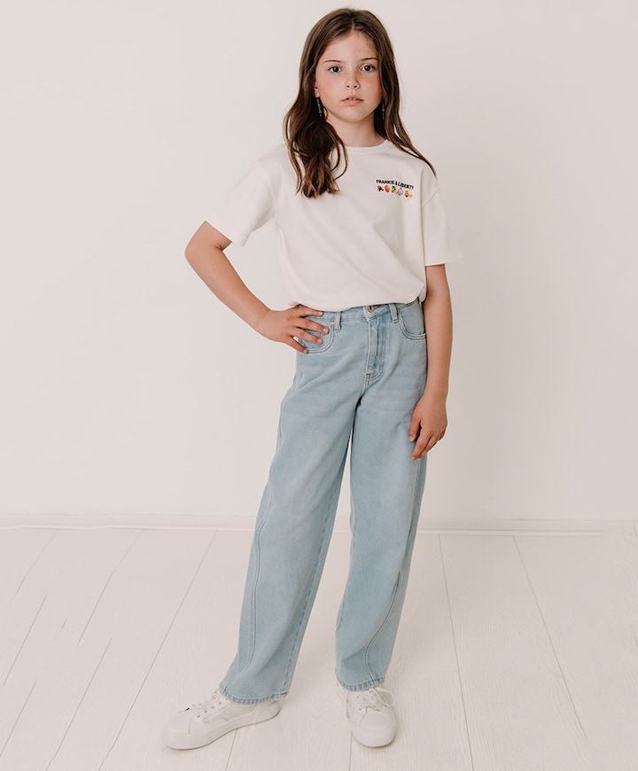 Meisjes T-shirt ecru