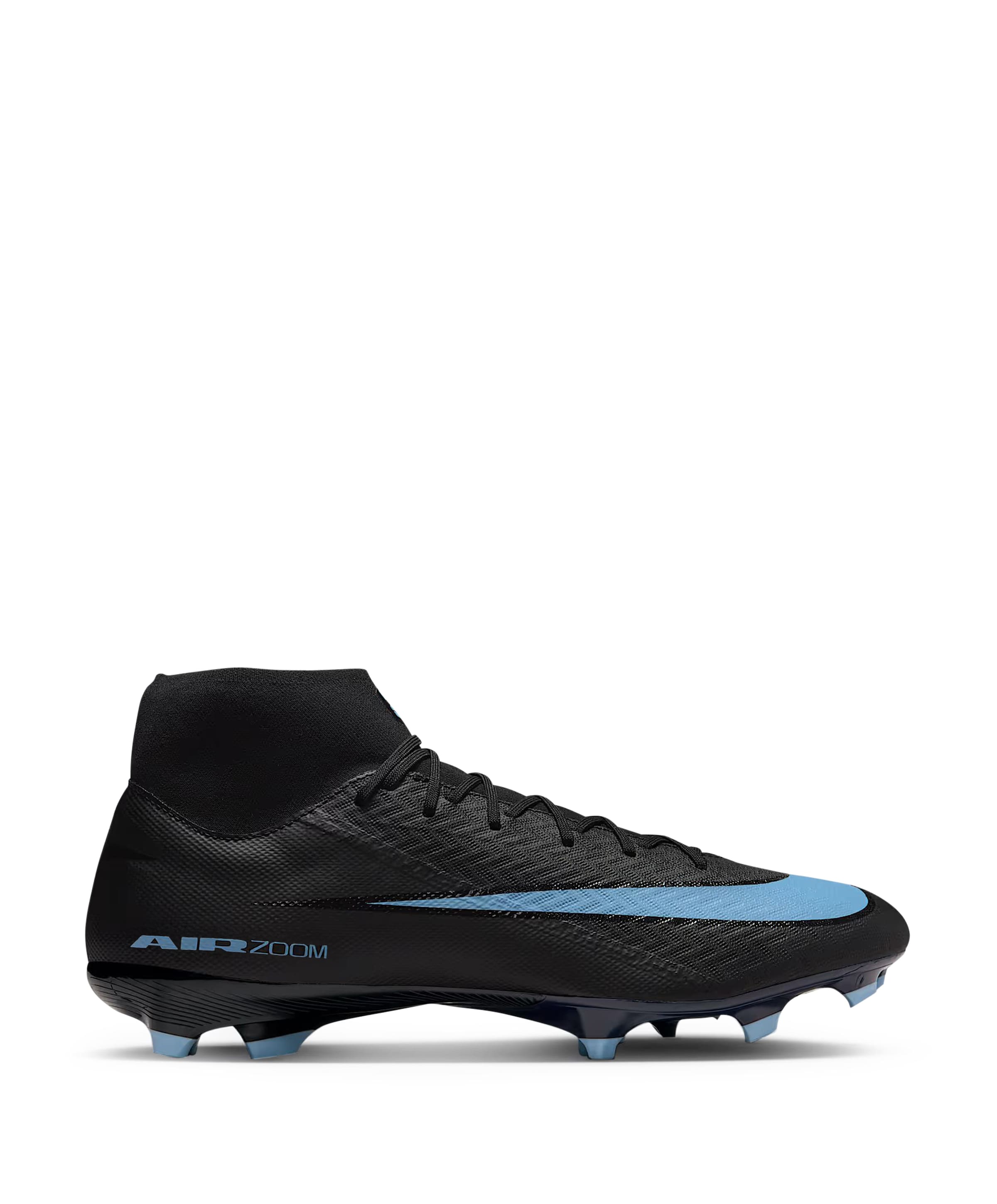 Zm Superfly 10 Acad Fg/mg heren voetbalschoenen zwart