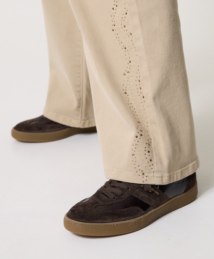 dames sneakers bruin