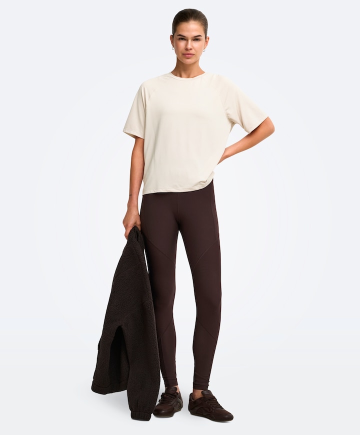 ONPJANA HW TRAINING TIGHTS dames tights bruin