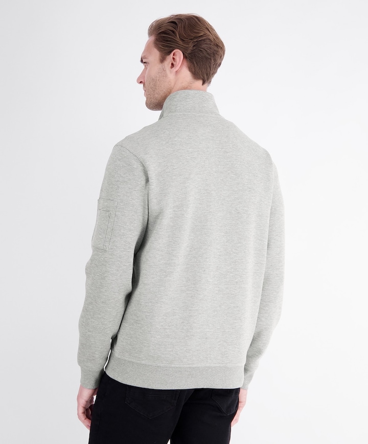Heren vest grijs