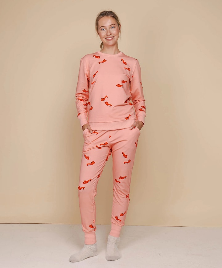 Dames pyjamaset Efteling rood