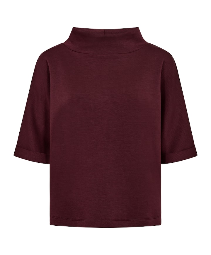Dames T-shirt bordeaux