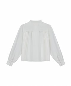 Meisjes blouse lange mouw wit