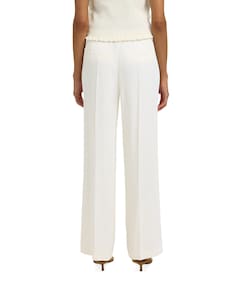 SLFEXTRA WIDE ELLIE HW PANT dames pantalon ecru