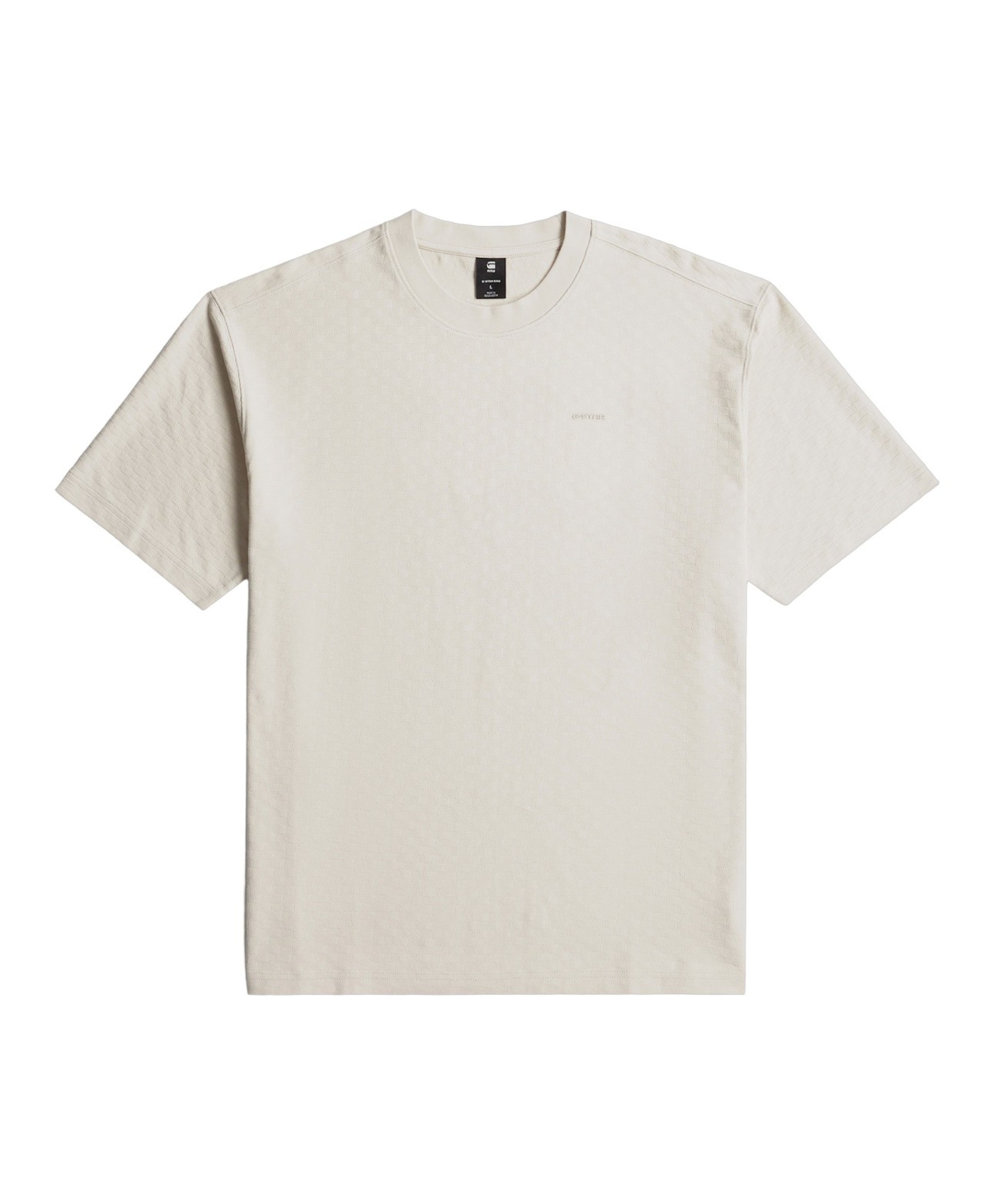 Heren T-shirt ecru