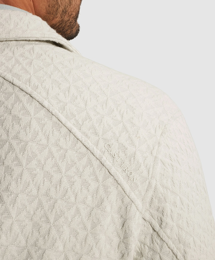 Heren overshirt beige