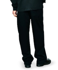 Cotton Twill Pant heren pantalon zwart