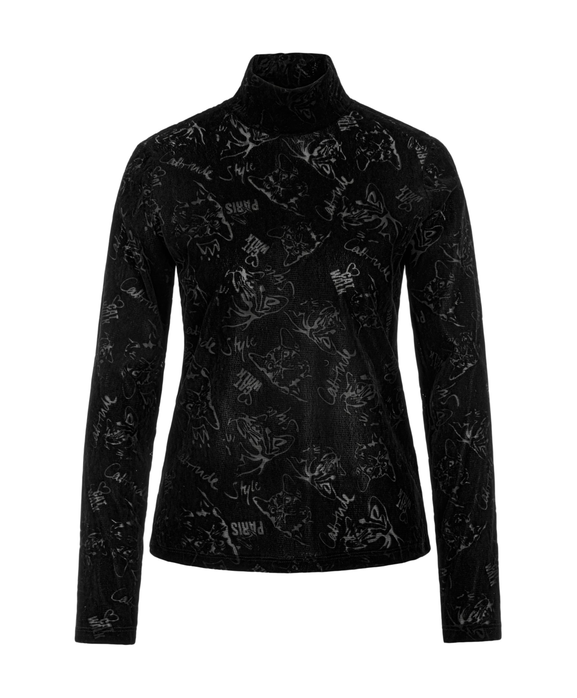 Dames longsleeve zwart