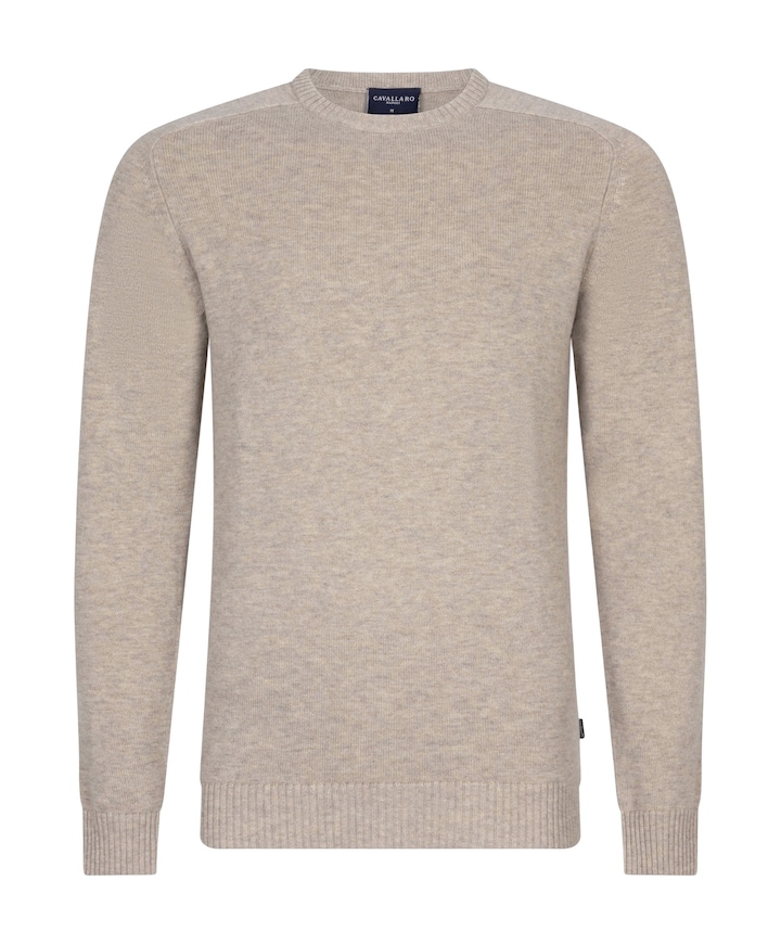 Heren trui beige