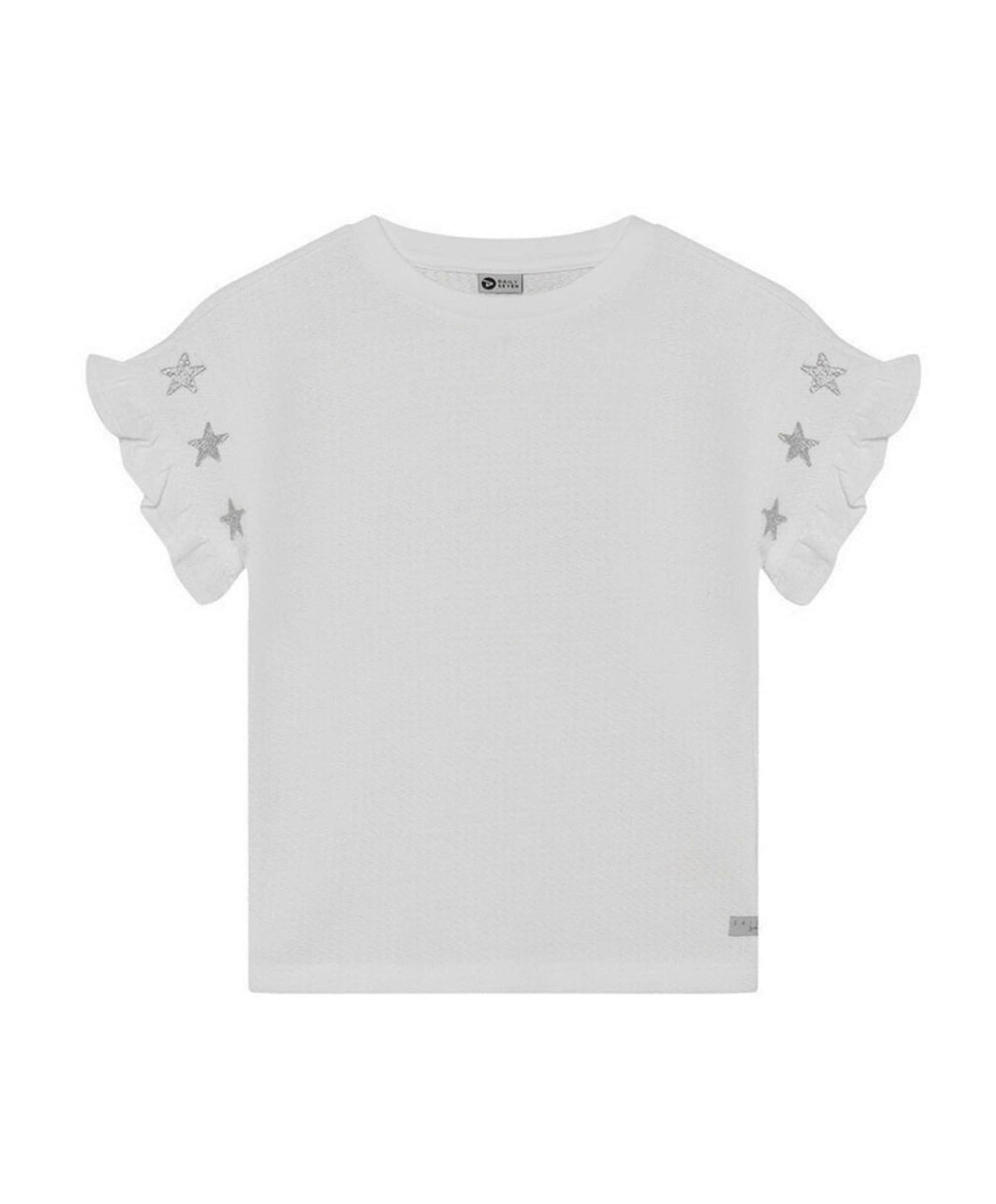 Meisjes t-shirt ecru