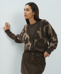 Dames vest bruin