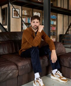 Glide S43 heren sneakers bruin