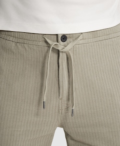 CHINO SHORTS STRUCTURE heren korte broek bruin