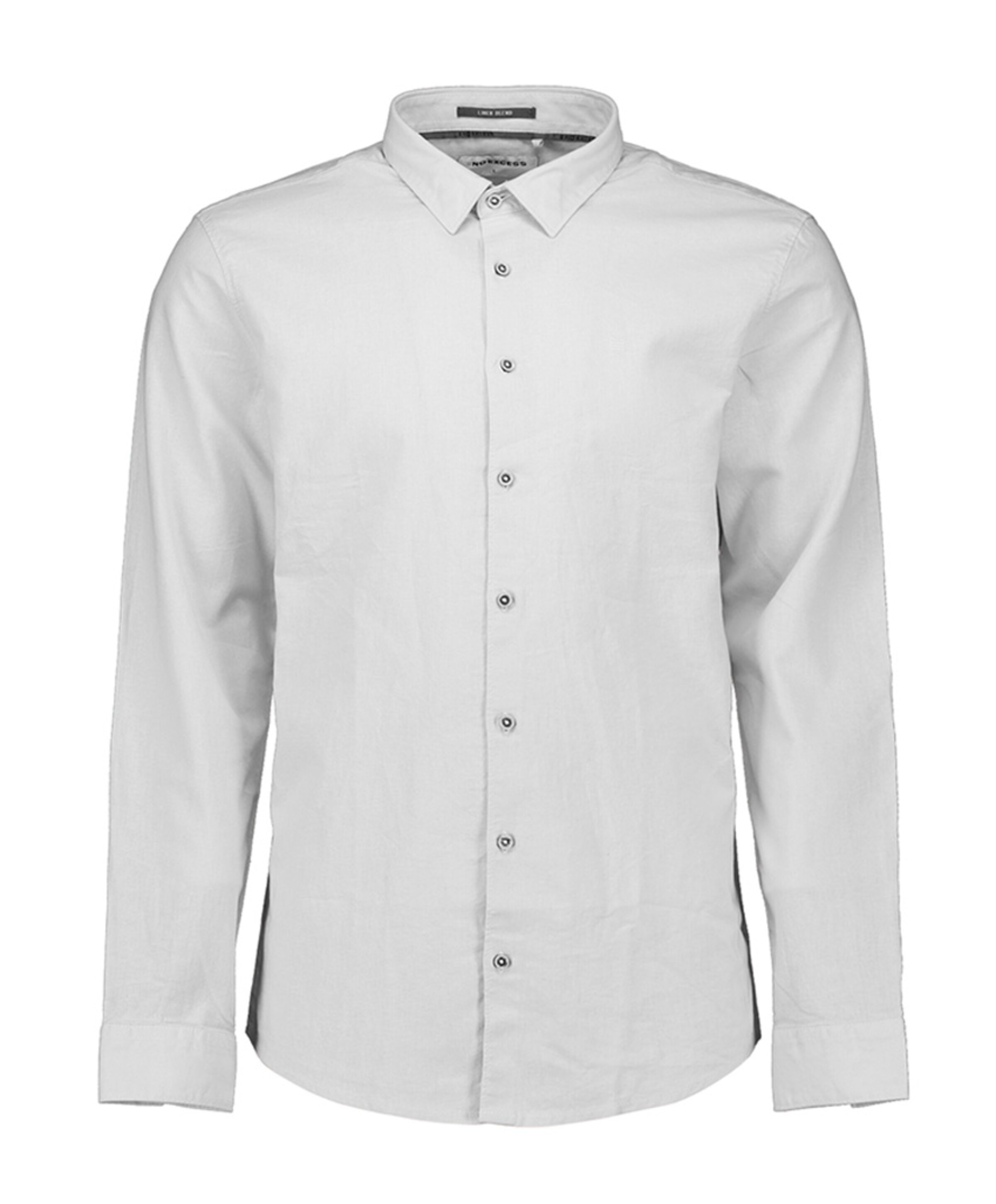 Heren overhemd lange mouw wit