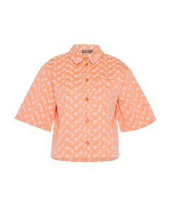Dames blouse oranje
