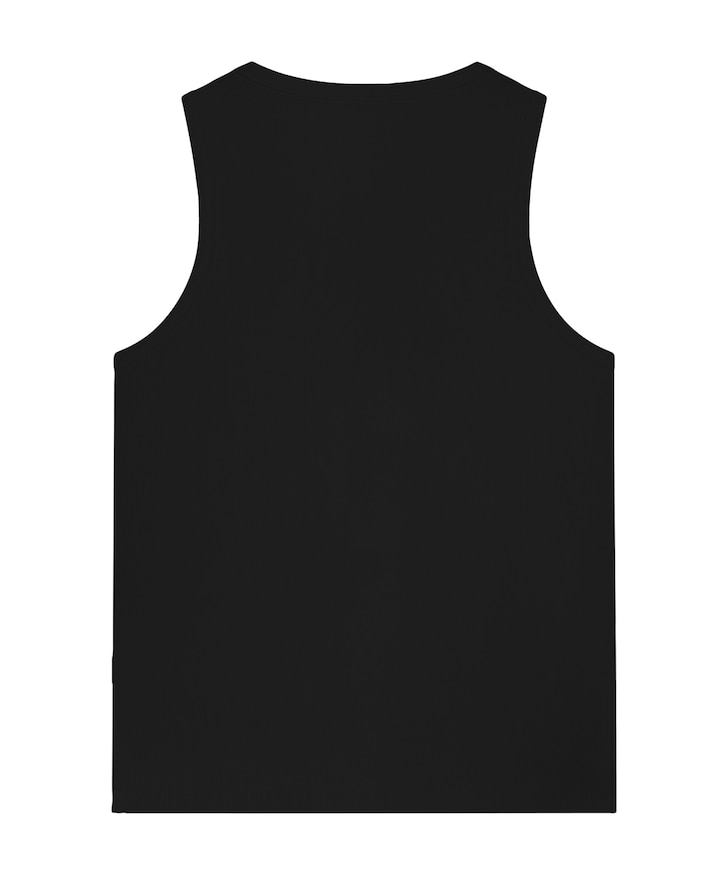 Heren singlet zwart