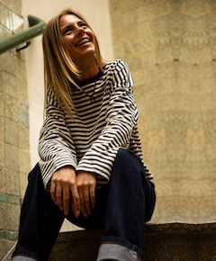 Meisjes longsleeve grijs
