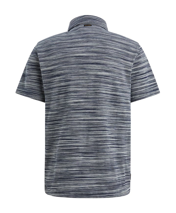 Heren polo blauw