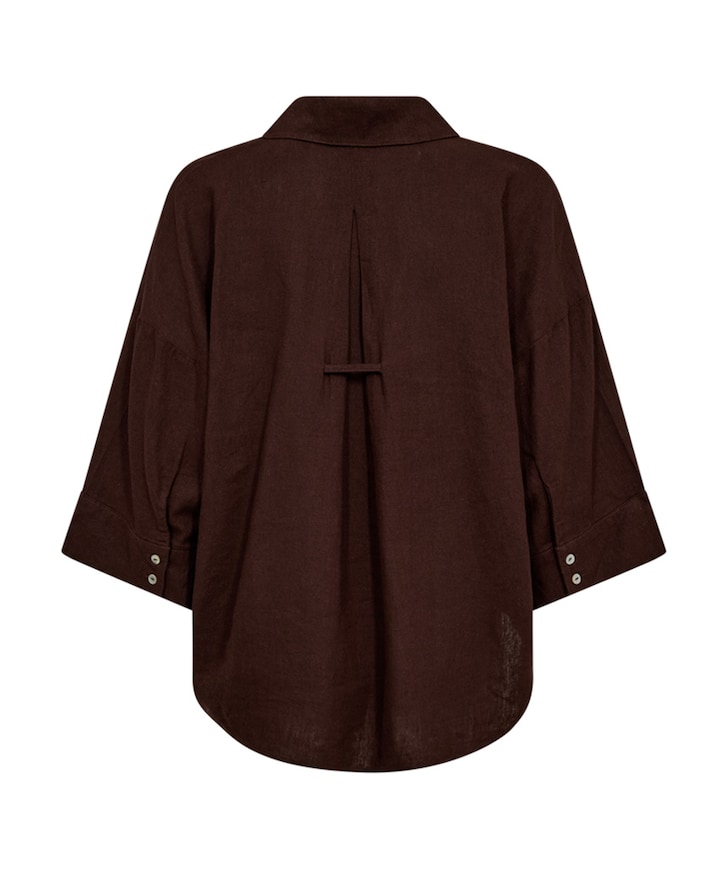Dames blouse bruin