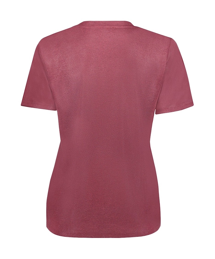 Dames T-shirt bordeaux