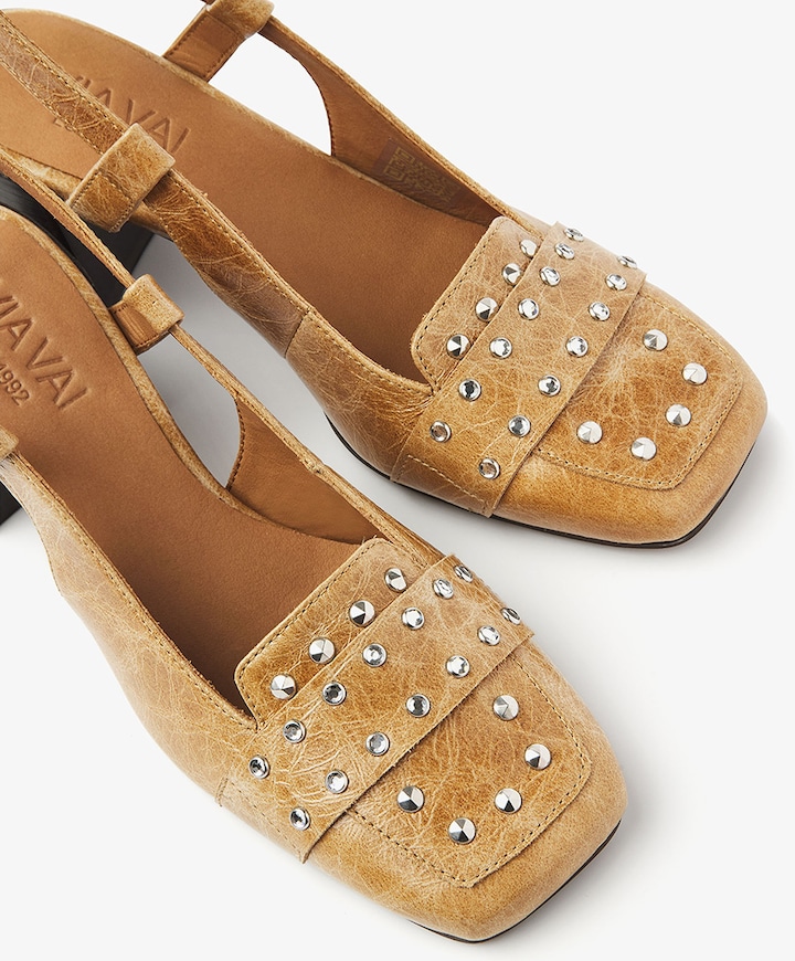 Laine Julia dames slingbacks bruin