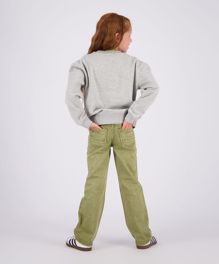 Meisjes sweater grijs