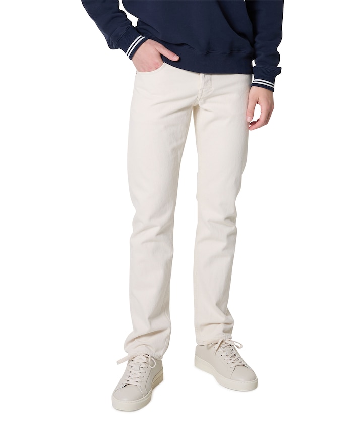 heren jeans ecru