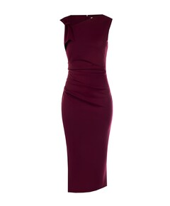Dames jurk bordeaux