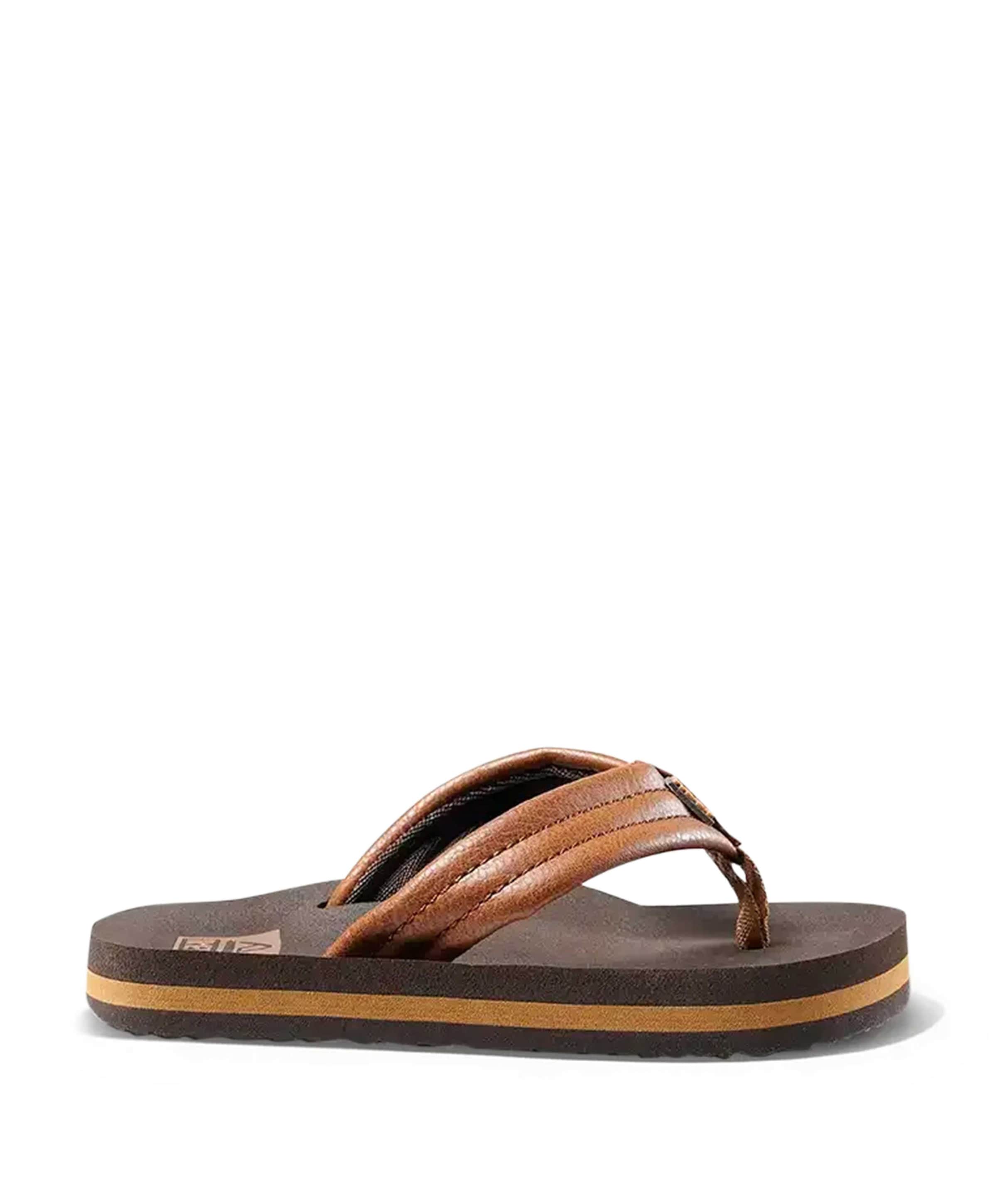 KIDS AHI jongens slippers bruin