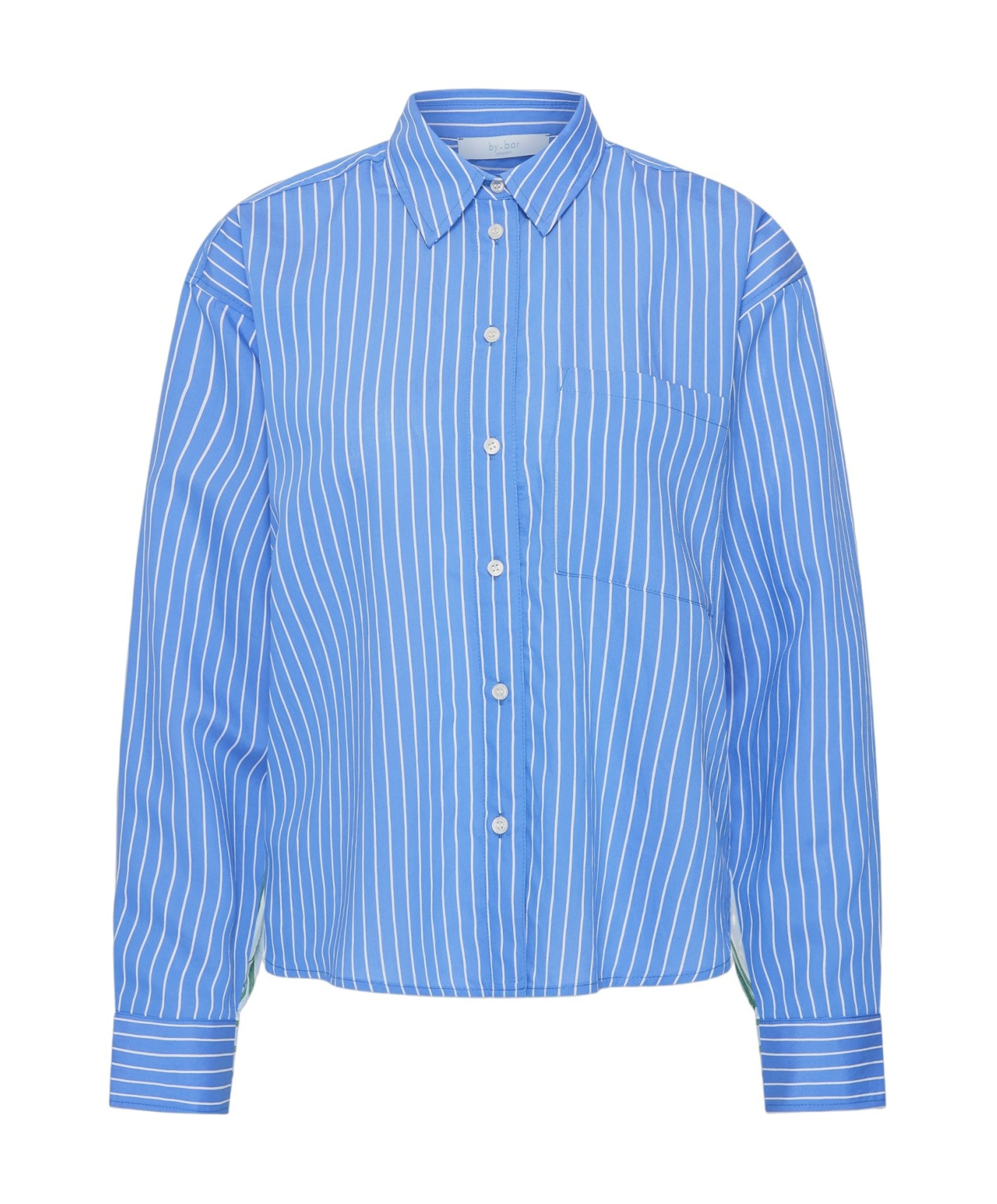 Dames blouse blauw