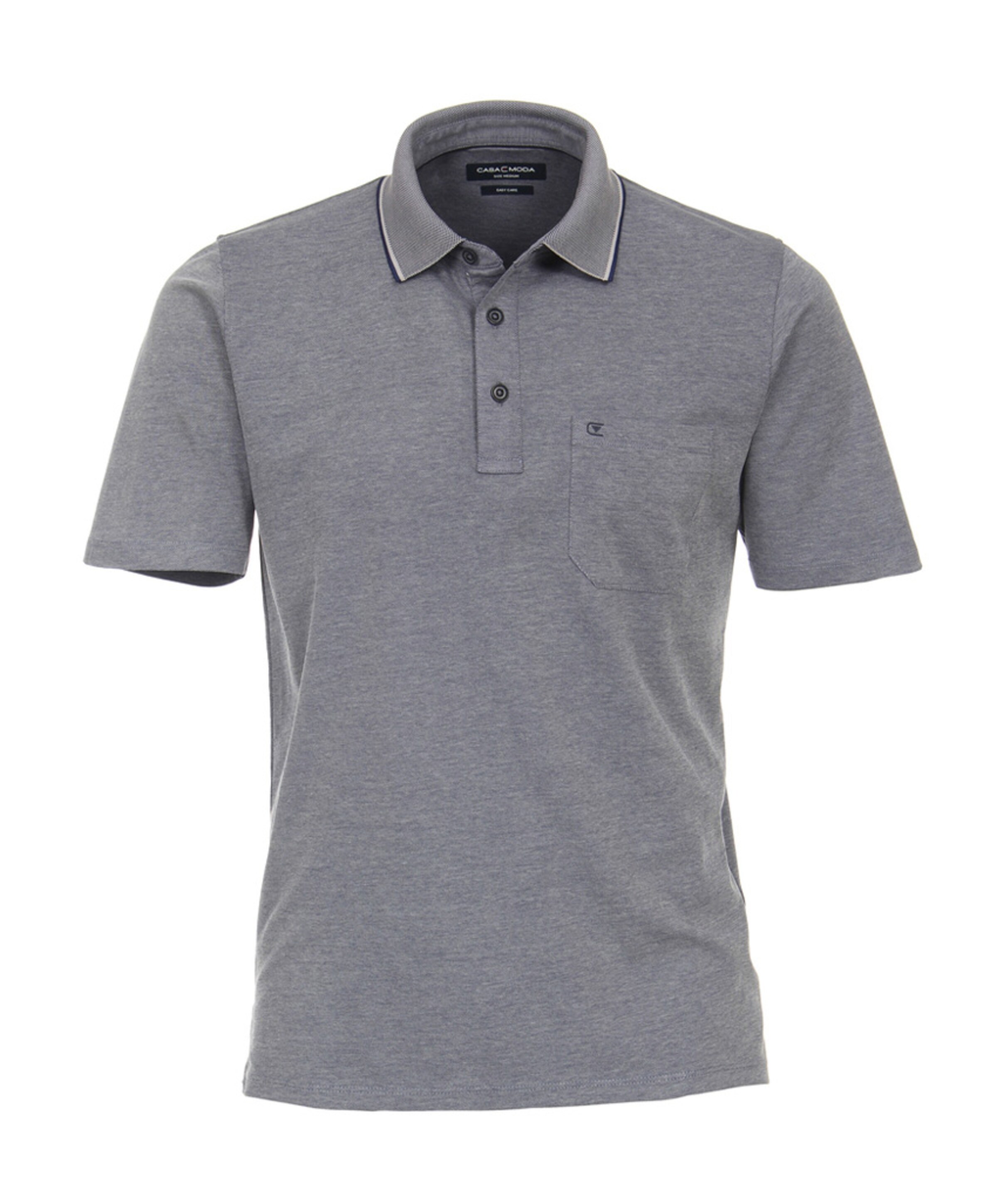 Heren polo blauw