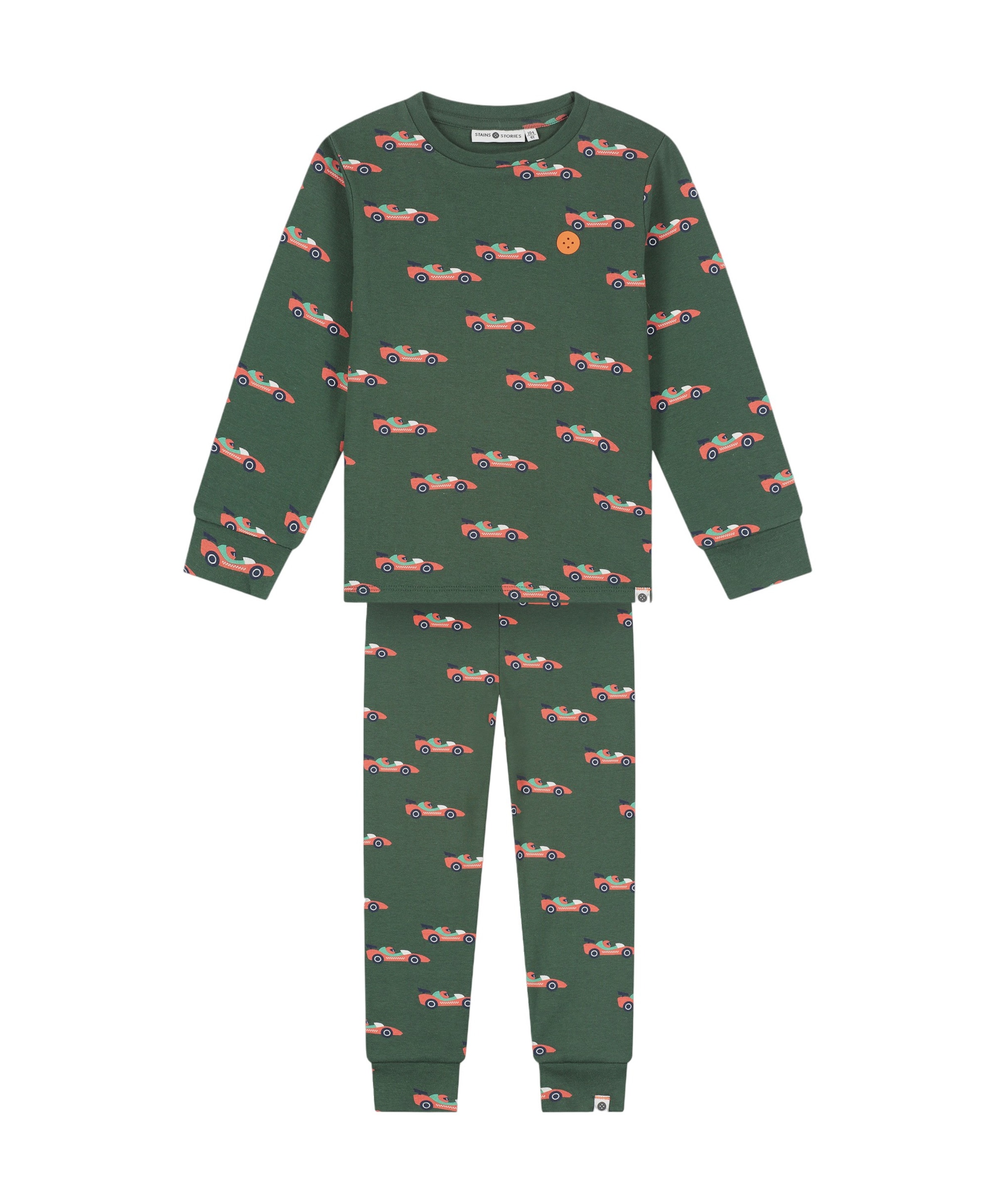 Jongens pyjamaset groen