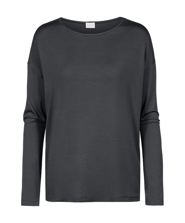 Dames pyjamatop grijs