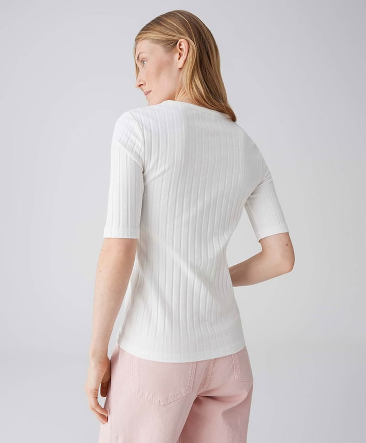 Dames T-shirt ecru