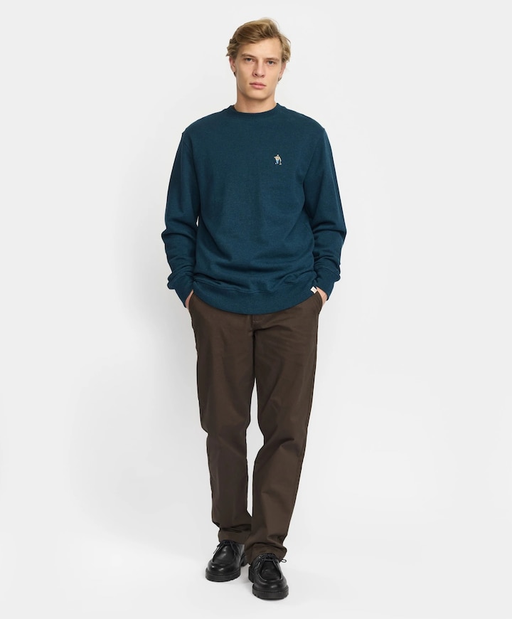 Heren sweater blauw