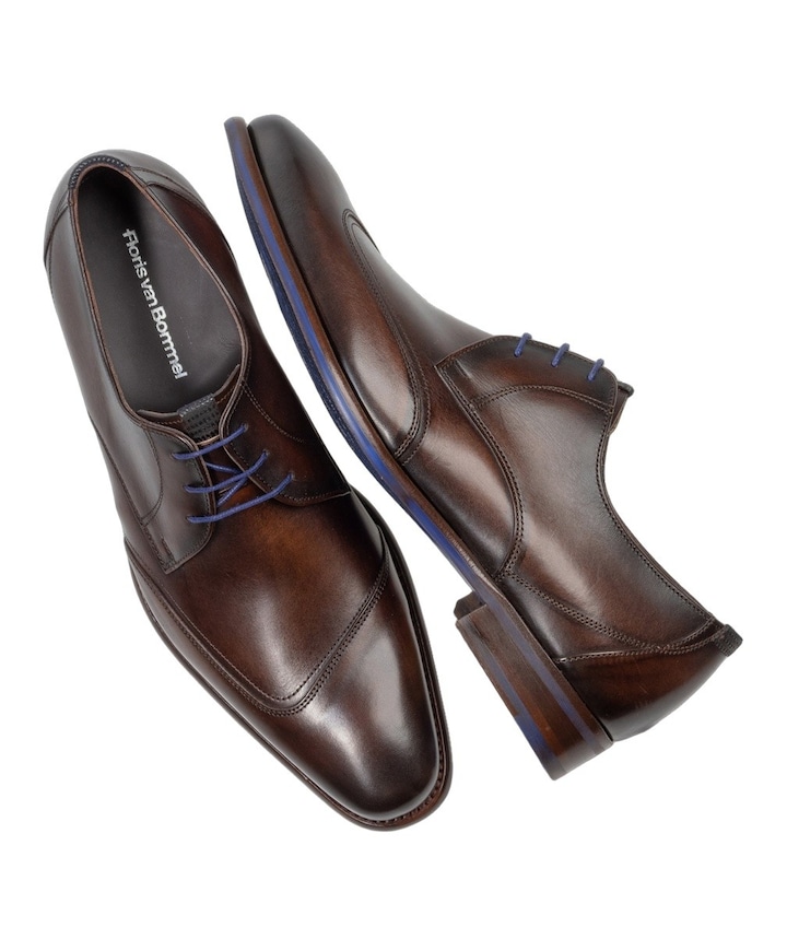 heren veterschoenen bruin
