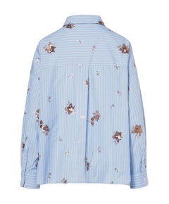 Dames blouse blauw