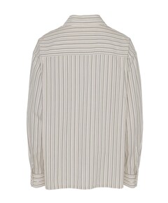 Heren overhemd lange mouw grijs