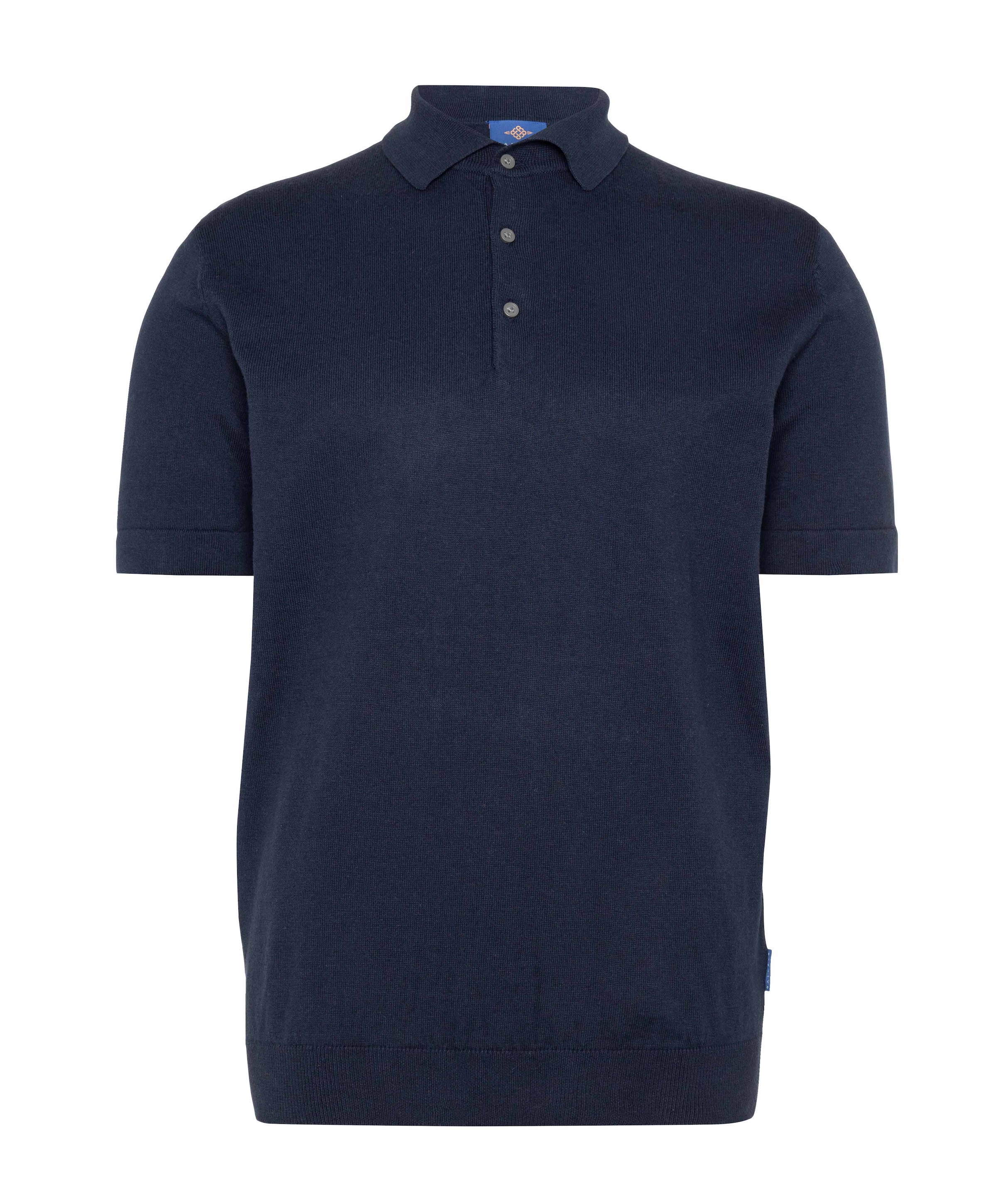Heren polo blauw