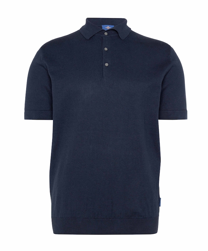 Heren polo blauw