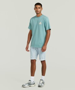 Heren T-shirt blauw