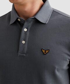 Heren polo blauw