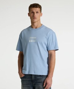 Heren t-shirt blauw