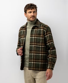Heren overshirt groen