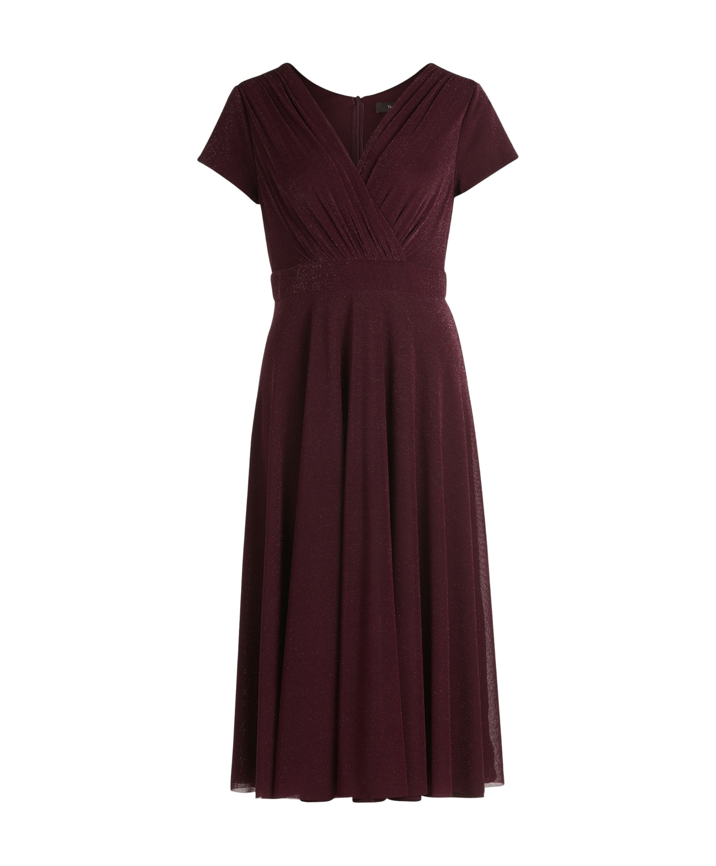 Dames jurk bordeaux