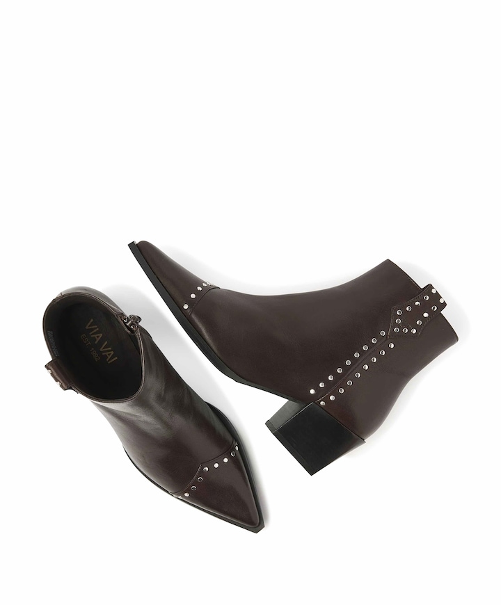 Kate Brandy dames enkellaarzen bruin