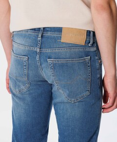 Nick Super Slim 5 pkt heren jeans blauw
