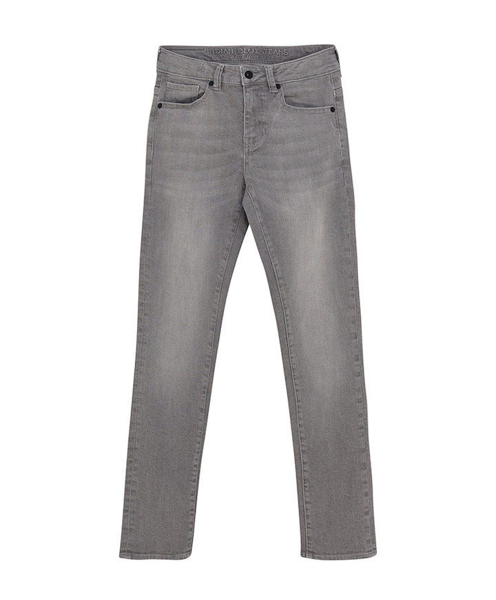 Straight fit jeans jongens jeans grijs